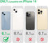 JJGoo Compatible with iPhone 14 Case Clear, Soft Shockproof Protective Slim Thin Phone Bumper Cover Transparent Phone Case...