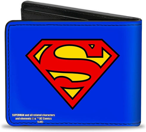 Buckle-Down Wallet Superman Shield Blue/red/Yellow...