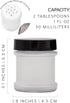 Cornucopia Mini Plastic Spice Jars w/Sifters (12-Pack, Black); 2 Tablespoon Capacity (1 Fluid Ounce) Spice Bottles for Travel, Glitter, Gifts, Fav...