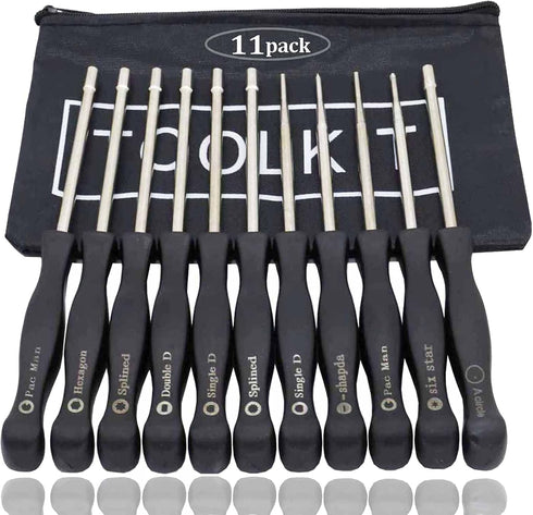 11 Pcs Carburetor Adjustment Tool Screwdriver Kit for Common 2 Cycle Carburator Adjusting Small Engine Carb Tune up Adjusting Tool, Carburetor Adj...