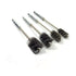 4 Piece Stainless Steel Wire Brush for ports, tubes, bearings and other common wire brush applications Power Drill Impact Driver - Hex Shank...
