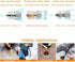 Pressure Washer Sewer Jetter Nozzles 5000PSI 3 pieces Drain Cleaning Nozzle Tips Kit Pointed Button Nose Rotating Jetting Sewer Nozzle with 1/4” N...