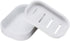 Plastic Soap Dish, Container, Keeps Soap Dry,Easy Cleaning,Drain,White...