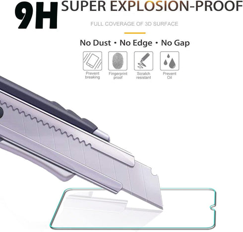 beukei (3 Pack) Designed for BLU G73L / BLU G73 Screen Protector Tempered Glass,Touch Sensitive,Case Friendly, 9H Hardness...