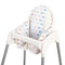 Inflatable Supporting Cushion for IKEA Antilop High Chair, Baby High Chair Cushion, Polyester Fabric Cover with Inflatable Cushion Insert (Flags)...