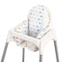 Inflatable Supporting Cushion for IKEA Antilop High Chair, Baby High Chair Cushion, Polyester Fabric Cover with Inflatable Cushion Insert (Flags)...