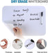 12 x 8 Inch Magnetic White Dry Erase Board for Fridge, A4 Small Chalkboard Magnet White Board Refrigerator Whiteboard Sheet with 3 Markers and Big...