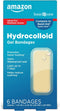 Amazon Basic Care Advanced Fast Healing Hydrocolloid Gel Bandages, Large, 6 ct...