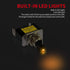 DaierTek Car Auto Lighted Toggle Switch 12V, Yellow 12 Volt LED Toggle Switch with Light Illuminated Amber 30 Amp Heavy Duty...