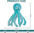 Octopus Dog toys-Large Squeaky Dog Toys- Tug of War Dog Toys Interactive Plush Dog Toys for Small, Medium Puppies- Training Aid, Boredom Reducer...