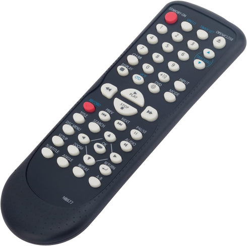 NB677UD NB677 Replace Remote Control fit for Magnavox DVD VCR Player GDV228MG9 DV220MW9 DV220MW9A CDV220MW9 CDV220MW9/F7 RDV220MW9 DV220MW9B DV220...
