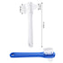Denture Brush Dual Head Toothbrushes Hard Denture Cleaning Brush Denture Toothbrush Cleaning Brush False Teeth Brush Toothbrush for False Teeth Cl...