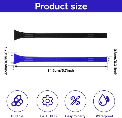 10 Pcs Small Plastic Scraper Tool Clean Detailing Tools Multi-purpose Scraper Non-scratch Tool for Small and Narrow Spaces and Tight Interval for ...