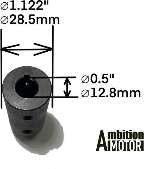 Salt Spreader Spinner Hub Replaces Buyers 3007809 for TGSUV1B with Installed Set Screw...
