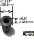 Salt Spreader Spinner Hub Replaces Buyers 3007809 for TGSUV1B with Installed Set Screw...