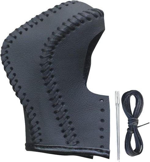 Black Leather Gear Shift Knob Cover for Nissan Maxima Gear Shift Cover/Accessories for Nissan (Black)...