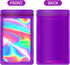 100-pack 2×2 inch mylar bags with clear window holographic resealable sealable packaging zip bag for small bussiness jewelry candy sample food pac...