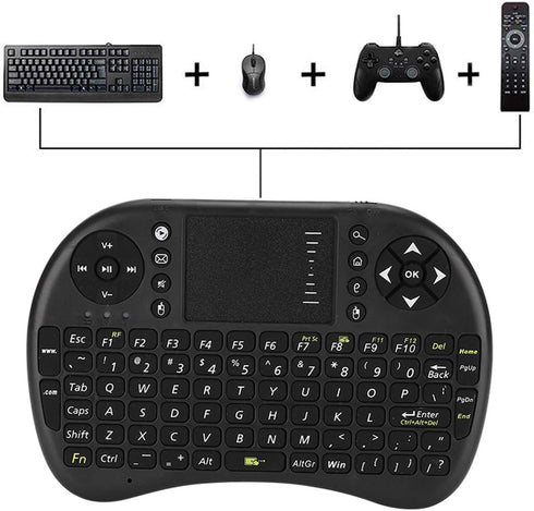 Cuifati Mini Keyboard, 2.4GHz 83 Keys Mouse Remote Multifunction Ergonomical Mini Keyboard Touch Keyboard...