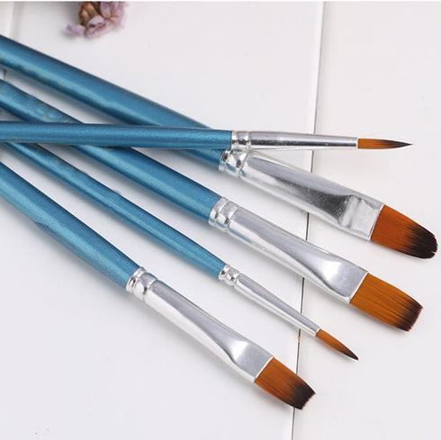 5-Piece Decorating Brush Set Painting Brushes Fondant Sugar Craft Clay DIY Tools Set Pen Brush Kit...