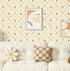 Dimoon 78.7"x17.3" Geometric Peel and Stick Wallpaper Beige Brown Contact Paper Geometrical Rhombus Thicken Waterproof Morden Self Adhesive Square...