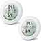 ORIA Digital Humidity Thermometer, Temperature Humidity Indoor, 2.5 Inches LCD Display, ? and ? Switch, Hygrometer Thermometer for Indoor Use, 2 Pack