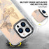 Compatible iPhone 12 Pro Max Black and White Butterfly Case Translucent Frosted Laser?High Grade TPU and Hard PC Case Unique Butterfly Print Patte...