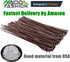 Strong Brown Zip Ties 12 Inch Wood Color Cable Ties Zip Tie, Heavy Duty Gardening Hand Tools Plants Ties 50 LBS Strength, 100 Pieces...