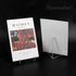 Framendino, 20 Pack Triangle Acrylic Easel Stands for Display Mini Picture Frame Plate Holders Photo Holder Picture Card Weddings Home Decoration ...
