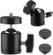 Universal 1/4" Swivel Mini Ball Head Screw Tripod Mount with Hot Shoe?2 Pack?, Eszkozta 360 Degree Rotating Mount Base Adapter for DSLR Cameras HT...