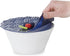 Charles Viancin - Blackberry Silicone Lid for Food Storage and Cooking - 8''/20cm - Airtight Seal on Any Smooth Rim Surface - BPA-Free - Oven, Mic...