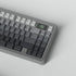 PBT Grey Gradient Keycaps, Keycaps 75 Percent, 125 Keys Cherry Profile Heat Sublimation Custom Keycap Set for Mx Cherry Mechanical Keyboard 61/64/...