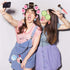 25Pcs Spa Photo Booth Props with Stick, Makeup/Spa Party Decorations for Women, Girls, Birthday Party Decorations, Makeup Selfie Props...