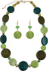 Jules D.Chunky Beads Necklace Colorful Shell Necklace Fashion Statement Necklace Set for Women Gifts...