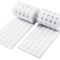 Vkey (500 Pair Sets) 3/4inch 20mm Diameter Sticky Back Coins Hook & Loop Self Adhesive Dots Tapes (White)...