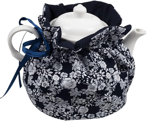 Tea Cosy - Cotton Printed Tea Cosy, Kitchen Tea Pot Dust Cover, Breakfast Warmer, Insulation and Keep Warm, Color#1...