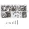 300 Pieces M2.5 Hex Socket Head Cap Metric Screws Bolts Washers Nuts,304 Stainless Steel Nuts and Bolts Assortment Kit for Home Fixation or Repair...