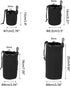 PATIKIL Camera Lens Bag Set, 4 Pcs Drawstring Lens Pouch with Thick Protective Neoprene, Lens Case for DSLR Camera Lens, Water Coffee Cups Black...