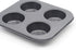 4 Cup Muffin Pan 2 Pcs (8.5 X 7.48 Inch) Air Fryer Small Oven Cupcake Baking Pan Non Stick No Toxic Bakeware...