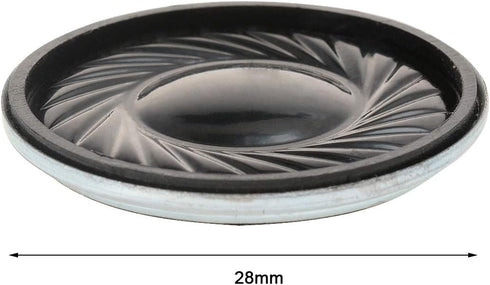 YXQ 2W 8 Ohm Micro Internal Speaker Magnet Loudspeaker 28mm Dia Round Metal Shell Wire DIY Slim PC Laptop(4Pcs)...