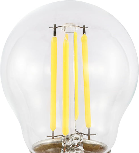 JONATHAN Y BLB-G45A-SET6 Classic Non-Dimmable LED Edison Glass Bulbs, 4W, Equivalent 40W, E26 Base, 80+ CRI, G45 Warm White 2700K, 420 Lumens for ...