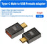 2 Pack Type C Male to USB 3.0 A Female Charger Converter ?10Gbps USB 3.1 Type C to USB A OTG 120W Fast Charging Compatible for Laptop, Mobile Phon...