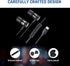 KLIM Fusion C - USB-C Earbuds with Microphone + Long-Lasting Wired Ear Buds + 5 Years Warranty - Innovative: in-Ear with Memory Foam + Earphones w...