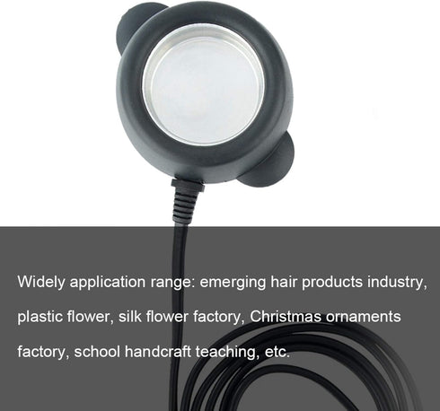 Glue Pot, Glue Stove DIY Hot Glue Pot for Repairing for School Handcraft Teaching for Silk Flower Factory for Make Pre-Bonded Hair(U.S. regulation...