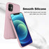 LAUDTEC Silicone Kickstand Case Compatible with iPhone 11, Vertical and Horizontal Stand Hand Strap Metal Kickstand Cover, Flexible Soft Liquid Si...