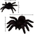 Plastic Fuzzy Spider Multi-Pack - 6 Count - Realistic, Flexible, and Scary Fun for Halloween Decoration and Pranks...