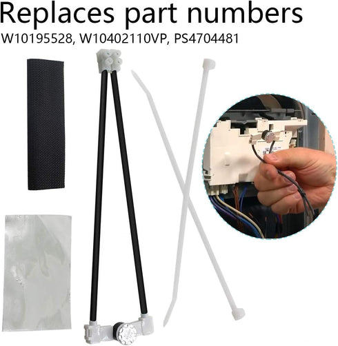 MAYITOP W10402110 Dishwasher Fuse for Whirlpool Kenmore Kitchen Aid W10258275 AP4423189 PS2360984