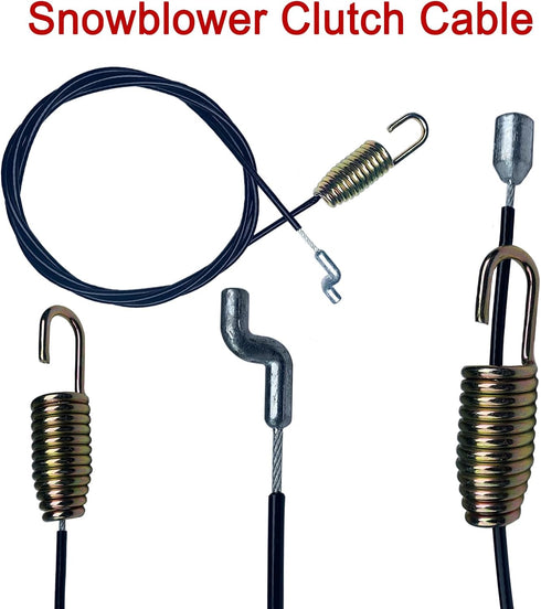 946-04229B Snowblower Clutch Cable 45",for MTD Craftsman Troy-Bilt Yard Machines Yard Man Snowblower,Compatible with 946-04229B, 746-04229, 746-04...