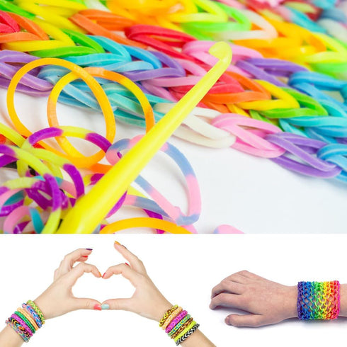 3000PCS Loom Rubber Bands Kit with 75 Clips,5 Hooks, Premium Bracelet Making Kit for Kids Weaving DIY Crafting Gift(Grey)...