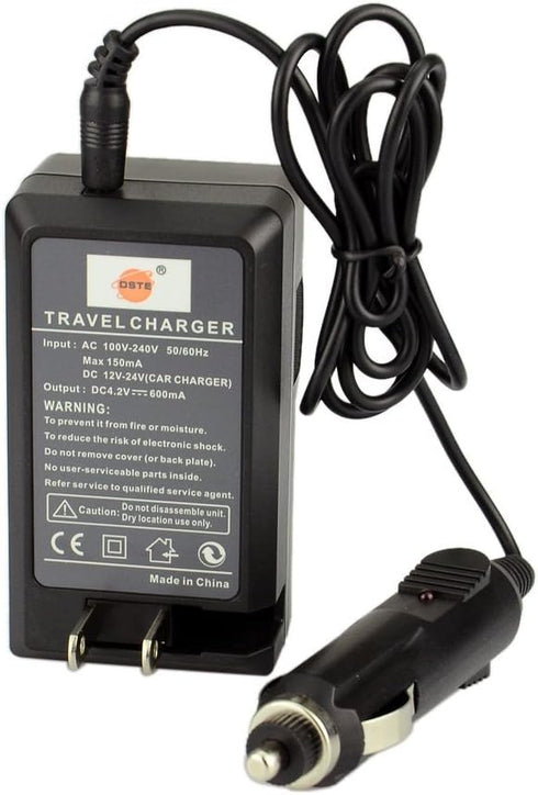 DSTE 2X IA-BP90A BP-90A Battery + DC119 Travel and Car Charger Adapter Compatible Samsung HMX-E10 HMX-E10BN HMX-E10BP HMX-E10BP/EDC HMX-E10OP HMX-...