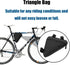 Bike Bag, Bicycle Frame Storage Bag, Bike Triangle Pouch, Bike Saddle Bag, Bike Top Tube Bag, Bike Seat Bag, Mountain Bike Accessories Pack for Ph...